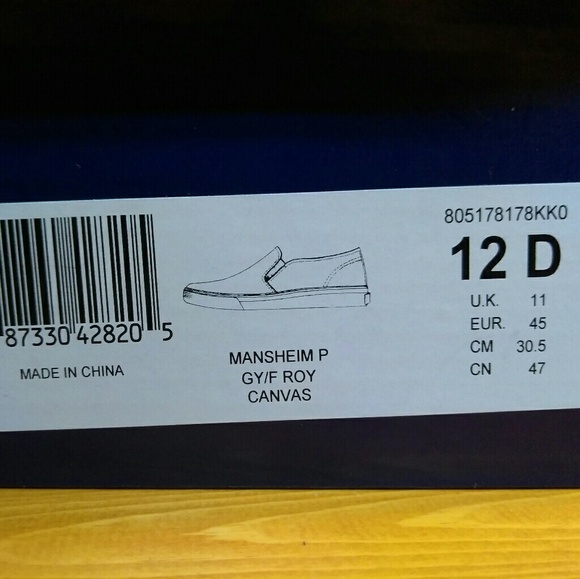 Ralph Lauren Polo Sport Grey Canvas Shoes size 12 - Picture 3 of 3